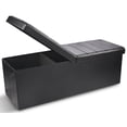 thumbnail image 1 of 43 Inches Folding Storage Ottoman Bench Chest Footrest Stool, Black, 1 of 7