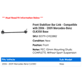 thumbnail image 2 of Front Stabilizer Bar Link - Compatible with 2006 - 2009 Mercedes-Benz CLK350 Base 2007 2008, 2 of 2