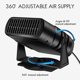 thumbnail image 3 of Portable Heating Cooling Fan Auto Car Heater Defroster Demister 200W Heater Windshield 360 Degree Ro, 3 of 5