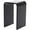 Black, variant on Plymor Clear Acrylic Vertical Square Display Riser, 3" H x 2" W x 2" D (3/32" thick) (2 Pack)
