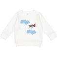 thumbnail image 2 of Inktastic Boys Airplane Pilot Toddler Sweatshirt, 2 of 4