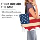 thumbnail image 2 of Disketp American Flag Map Bolsa Tote Estampada para Mujer, Bolso de Hombro y de Mano para Compras y Viajes, 2 of 8