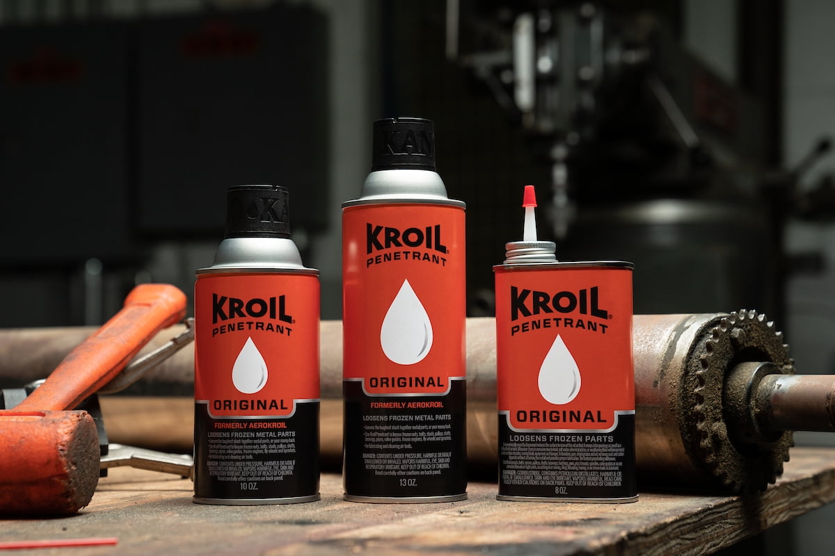 Kroil Original Penetrating Oil (Drip-8oz Can-Case of 4), Penetrant