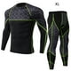 thumbnail image 4 of Qarigey Conjunto de ropa interior térmica para hombre, trajes transpirables de secado rápido, capas, pantalones, ropa deportiva, ropa de conjuntos de ropa gris y verde SG, 4 of 6