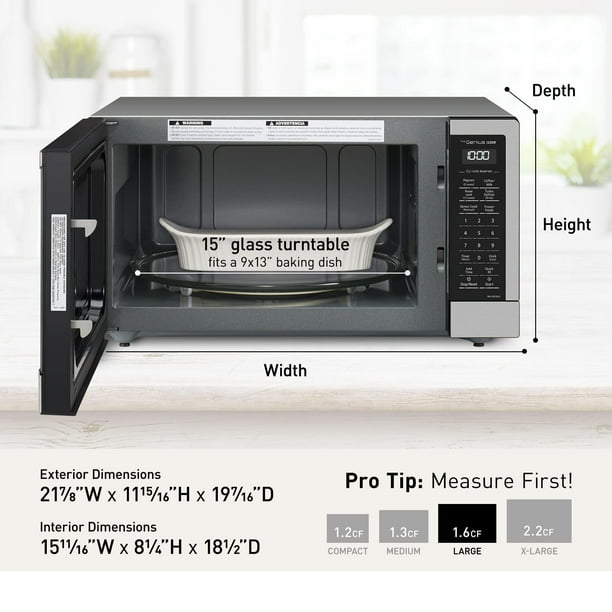 Panasonic NN-SN76LS 1.6 cu.ft Cyclonic Inverter Countertop