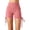 Y1-Watermelon Red, variant on Workout Shorts Women With Pockets, High Waisted Tummy Control Yoga Shorts For Women Adjustable Side Tie Running Gym Biker Shorts