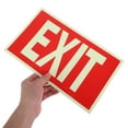thumbnail image 5 of DEEPCRAFF Self Adhesive Glow in The Dark Exit Sign with High Visibility for Emergency Use, 5 of 8