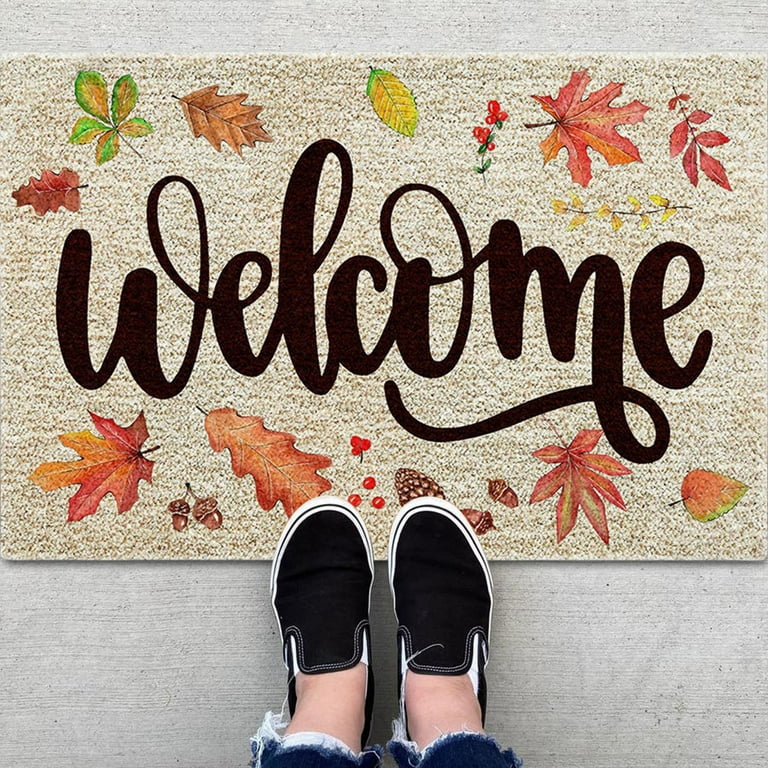 Toyfunny Coir Welcome Mats For Front Door, Funny Door Mats Outside