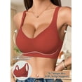 thumbnail image 3 of Wireless Push Up Bra,Full Coverage No Underwire Push Up Supportive Bra Comfortable Everyday T-Shirt Bra, 3 of 9