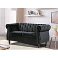 thumbnail image 4 of Adibah Velvet Chesterfield 2 Pieces Living Room Set, 4 of 5