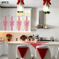 thumbnail image 6 of 6Pcs Valentine's Day Cabinet Ribbons Bows Red Hearts Home Kitchen Decor Ribbon Bows Party Supplies, 6 of 9
