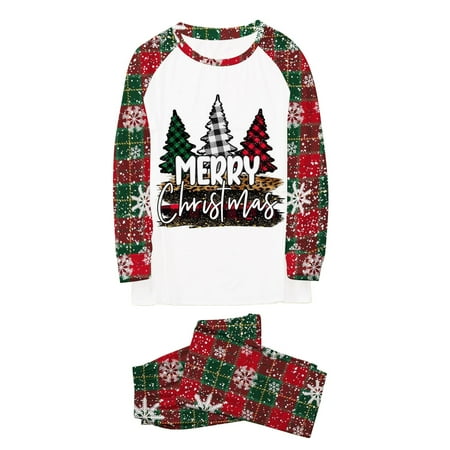 

Family Matching Outfits Daddy Jumpsuit For Christmas Pajamas Cute Big Headed Deer Print Plaid Long Sleeve Romper Soft Casusal Holiday Sleepwear Matching Outfits Set