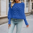 thumbnail image 4 of Shawl Sweaters for Women 2025 Long Batwing Sleeve Shrug Scarf Knitted Crochet Wrap Fall Winter Outfits, 4 of 6
