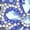 Blue, variant on Hinvhai Rhinestone Sandals for Women Dressy Casual Summer Flat Casual Dress Sandal Sparkly Beach Wedding Bride Sandals Silver 9.5(43)