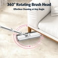 thumbnail image 6 of Floor Scrub Brush with Long Handle, 3 in 1 Scrape and Heavy-Duty Stiff Bristle Scrubber Brush for Cleaning Shower Bathroom, Patio, Garage, Kitchen, Wall and Deck, 6 of 9