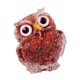 thumbnail image 2 of Estatua de búho, recuerdo, colección de animales, regalo, decoración de escritorio, mini figura de búho rojo, 2 of 9