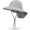 Gray, variant on Kids Sun Hat UV Protection Summer Beach Hats with Neck Flap Wide Brim Bucket Hat for Boys Girls