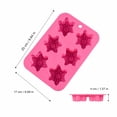 thumbnail image 2 of Snowflake Baking Mold Jelly Pudding Rice Cake Tray Winter Theme Decorating Pan Homemade Dessert Crafting Mold for Seasonal Celebrations Holiday Parties , E, 2 of 6