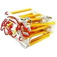 thumbnail image 1 of ISOP Rope Ladder Fire Escape 3-4 Story Homes | Rapid Deployment Safety Rope Ladder | Rescue Rope Ladder with Safety Cord | Climbing Ladder 10m / 32 ft, 1 of 9