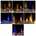 thumbnail image 3 of Dimplex Ignite Evolve 74 Inch Built-in Smart, Wi-Fi Linear Electric Fireplace with Logs & Media Kit - Control with The Flame Connect App, 3 of 9