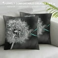 thumbnail image 3 of Orinice Dandelion Graphic Decorative Men Women Boy Girl Room Cushion Throw Pillow Cover for Home Couch Living Room Bed Sofa Square Aesthetic Decorative 1PC 24x24in, 3 of 5