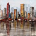 thumbnail image 3 of Ville Rouillée - Toile 24"x24 Pouces - Impression sur Demande, 3 of 5