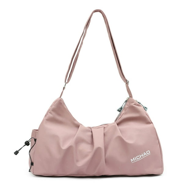 Fitness Bag Oxford Bolsas Portátiles Gran Capacidad para Hombres Y Mujeres (rosa)