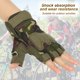 thumbnail image 4 of Guantes sin dedos para hombres Uxcell, guantes de medio dedo, guantes transpirables para entrenamiento, camuflaje, 1 par, XL, 4 of 6