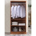 thumbnail image 3 of Hodedah 2 Portes Armoire Boisée avec 4 Étagères en Finition Cerise, 3 of 6