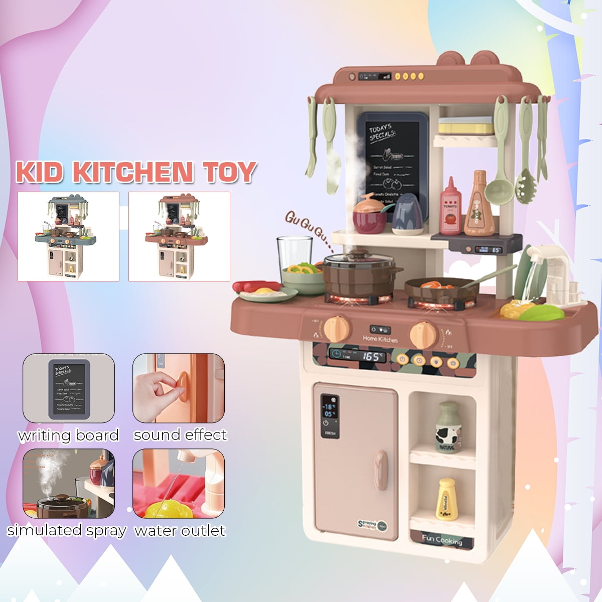 New Kitchen Play With Lights And Real Sounds To Have Fun Cooking For Fun Kids 