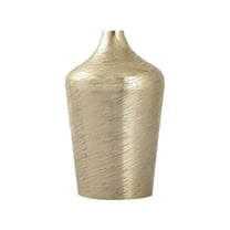 Elk Home Caliza Traditional Medium Vase in Champagne Gold Finish