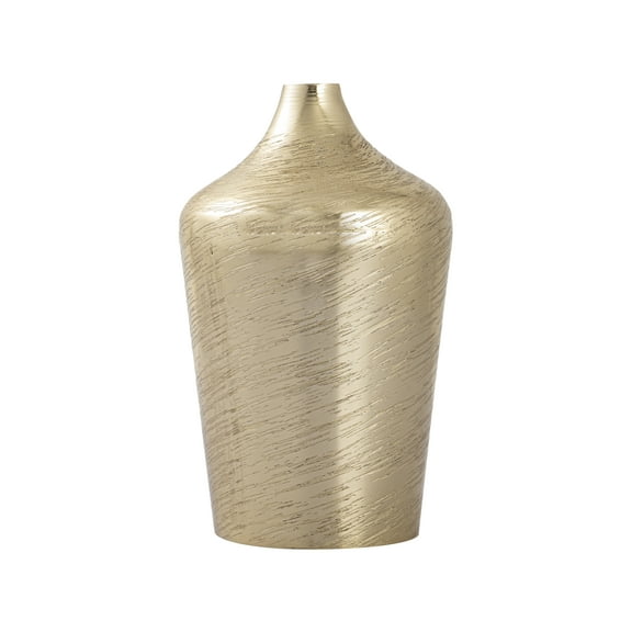 Elk Home Caliza Traditional Medium Vase in Champagne Gold Finish