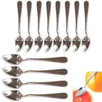 12 Pc Grapefruit Spoon Set Steel Serated Edge Flatware Heavy Duty Cirtus Fruit