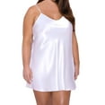 thumbnail image 3 of WTXUE Intimates | Nightshirts & Gowns Backless Womens Nighte Dress Plus Size Lingerie Nightwear Sleepskirt Underwear | Chemises Panty 2 Piece White 3XL, 3 of 4