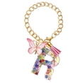 thumbnail image 1 of ¡Campaña con descuento!Amor Colgante Brillo Borla Resina Decorativa Mariposa Color Letra Clave, 1 of 3