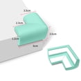 thumbnail image 6 of 4Pcs Proof Furniture Corner Protector Anti-collision Self-adhesive Table Desk Right Angle Sharp Edges Corner Guard Safety Bumper, 6 of 8