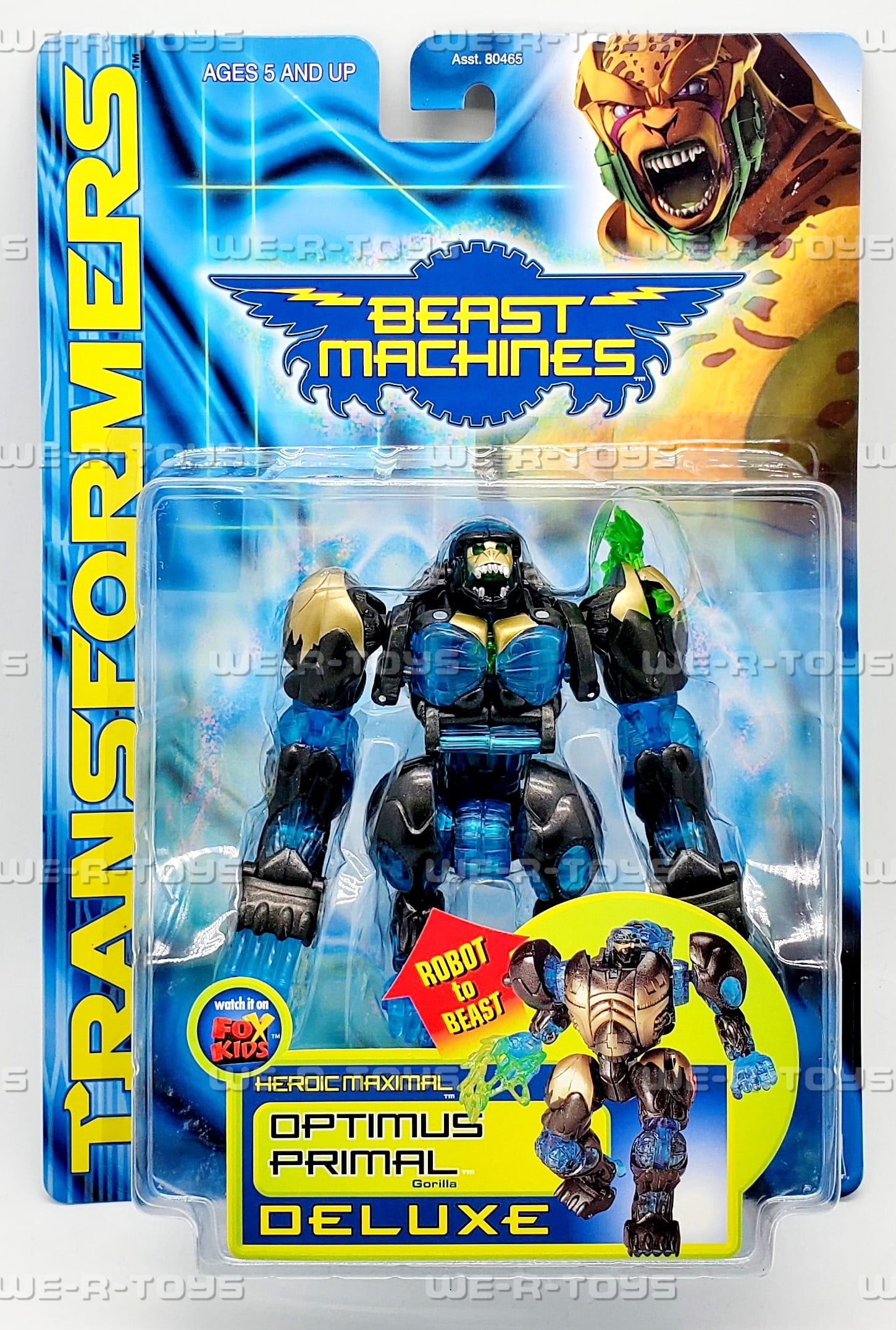 Transformers Beast Machines Deluxe Class Optimus Primal Gorilla Action Figure