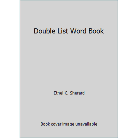Double List Word Book, Used [Paperback]