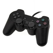 Wired Controller for PS2, Wired Gamepad Controller Double Vibration Shock Remote Joystick Gamepads for PlayStation 2,Black