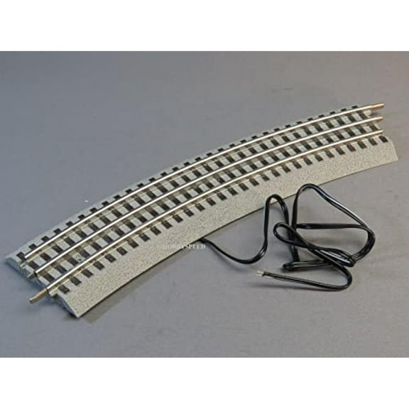 FASTRACK O48 30 Degree Curve Track Terminal Section w/Terminal Wire from Bulk O Gauge