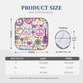 thumbnail image 3 of Wukai Peace Love and Dove Flower Power Car Front Windshield Sun Shade,Sun Visor Shield Block Automotive Interior Protector Blocks UV Rays-Small, 3 of 6