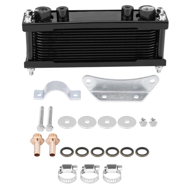 Radiador de Refrigeración Sincero para Aceite de Motor de Motocicleta Aluminio Universal 50CC-200CC