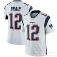 thumbnail image 1 of Camiseta De Rugby Camiseta Bordada Patriots #12 Brady Estilo De Verano Rugby Ropa Deportiva Blanca-Xxxl, 1 of 2