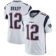 thumbnail image 1 of Camiseta De Rugby Camiseta Bordada Patriots #12 Brady Estilo De Verano Rugby Ropa Deportiva Blanca-Xxl, 1 of 2