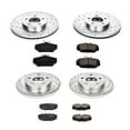 thumbnail image 3 of PowerStop Front and Rear Z23 Evolution Sport Carbon-Fiber Ceramic Brake Pad and Drilled & Slotted Rotor Kit Fits: FORD LINCOLN MERCURY Select Models K1320, 3 of 10