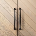 thumbnail image 4 of Goo-Ki 6 Pack 7.6'' Center to Center Vintage Matte Black Cabinet Pulls, Sleek Zinc Alloy Cabinet Handles for Classic Furniture Drawer Hardware, 4 of 7