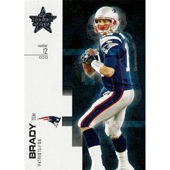 2007 Leaf Rookies and Stars #58 Tom Brady NFL Football Trading Card Patriots