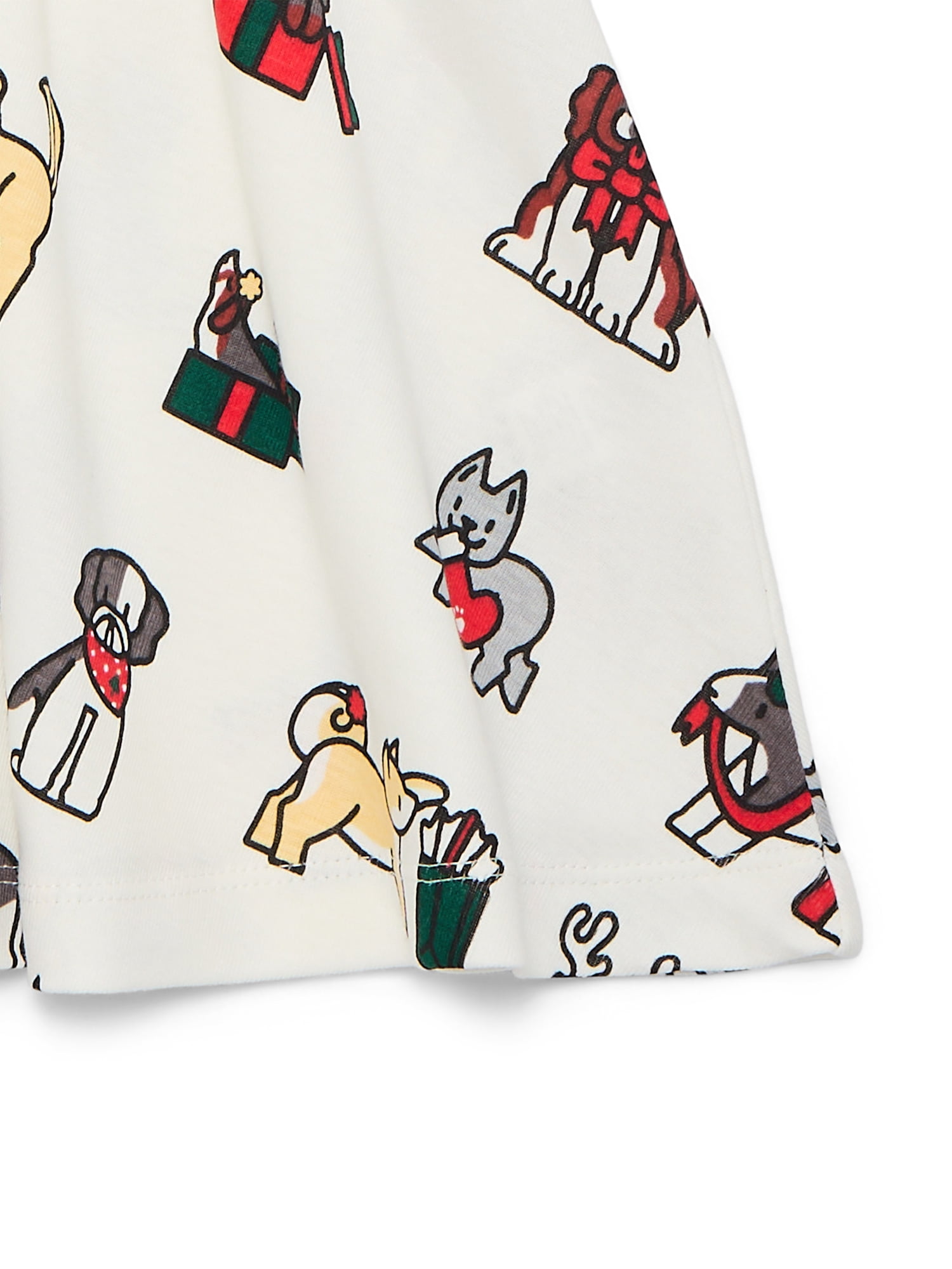 M+A by Monica + Andy Organic Cotton Long Sleeve Let's Dance Dress, Sizes 12-18M-5T
