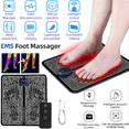 thumbnail image 6 of Olurrisa Rechargeable Electric Foot Massager Pad with 19 Levels, 8 Modes for Blood Circulation & Plantar Fasciitis Relief, 6 of 10