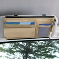 thumbnail image 5 of PATLOLLAV PU Leather Car Visor Organizer with Multi-Compartment Storage - Windshield Sunshade, Glasses/Card Holder for Vehicles, 5 of 6